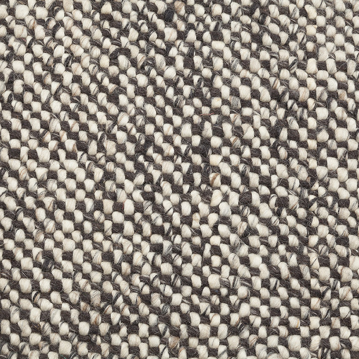 Wollen vloerkleed - Lorraine Donkerbruin/Creme