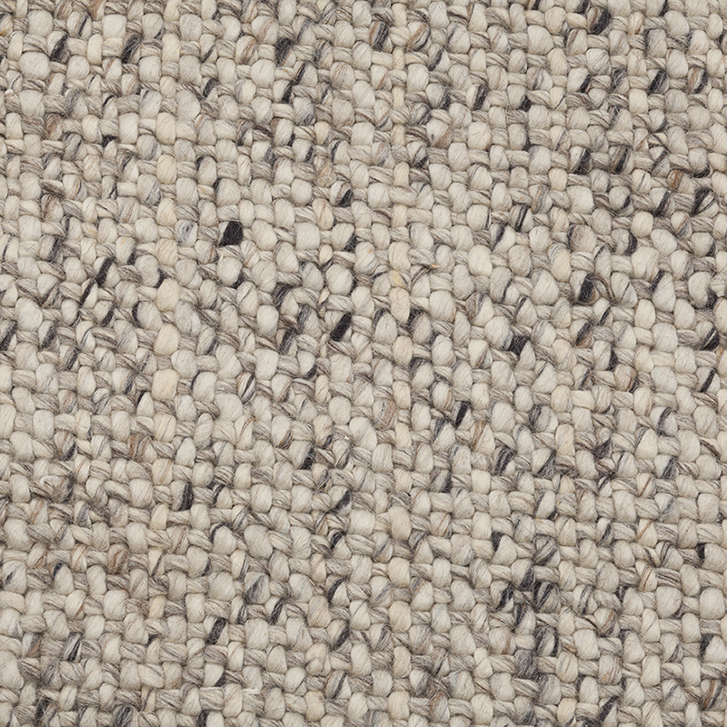 Wollen vloerkleed - Lorraine Grijs/Creme - sfeer