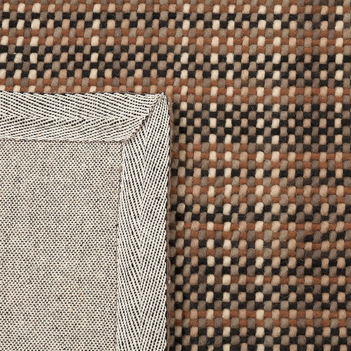 Wollen vloerkleed - Paigee Bruin/Beige