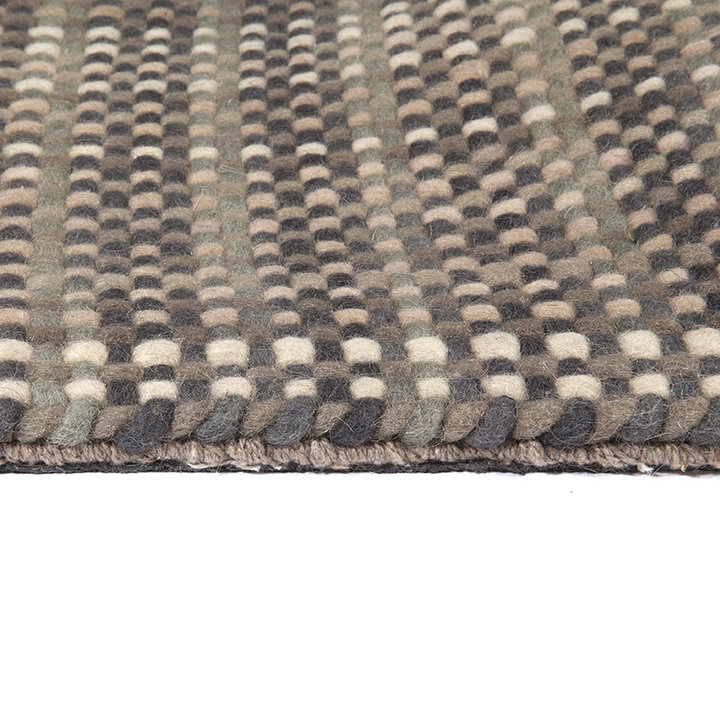 Wollen vloerkleed - Paigee Grijs/Beige