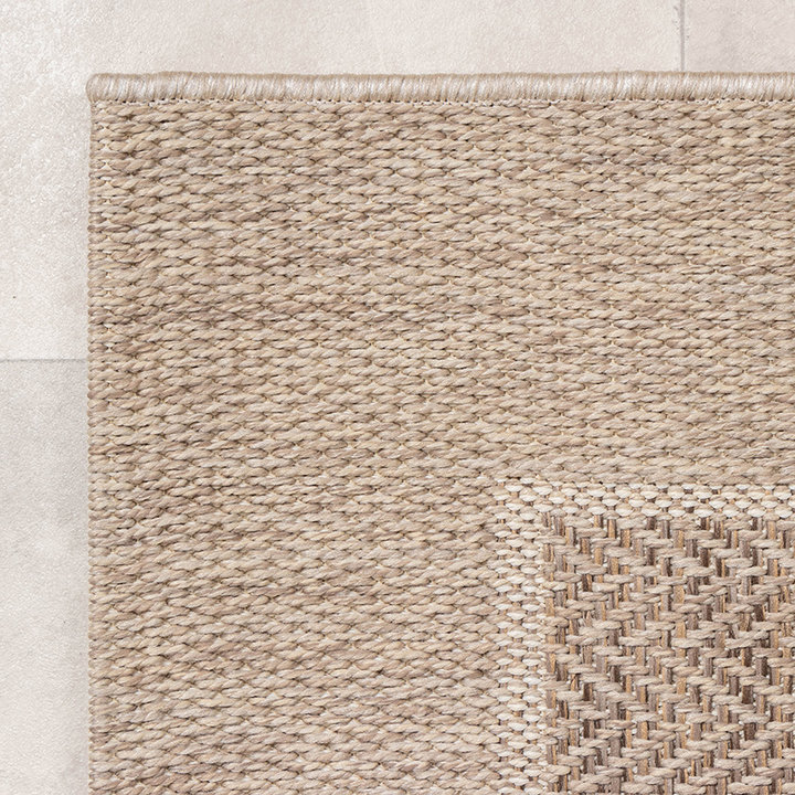 Dywan zewnętrzny z juty - Fora Edge Naturalny