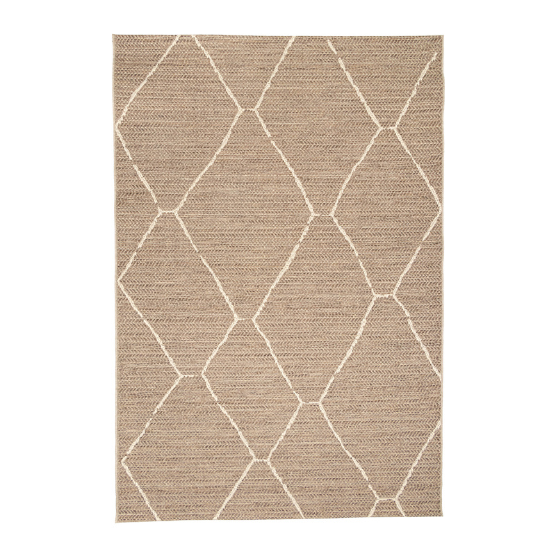 Jute buitenkleed - Fora Lines Naturel - sfeer