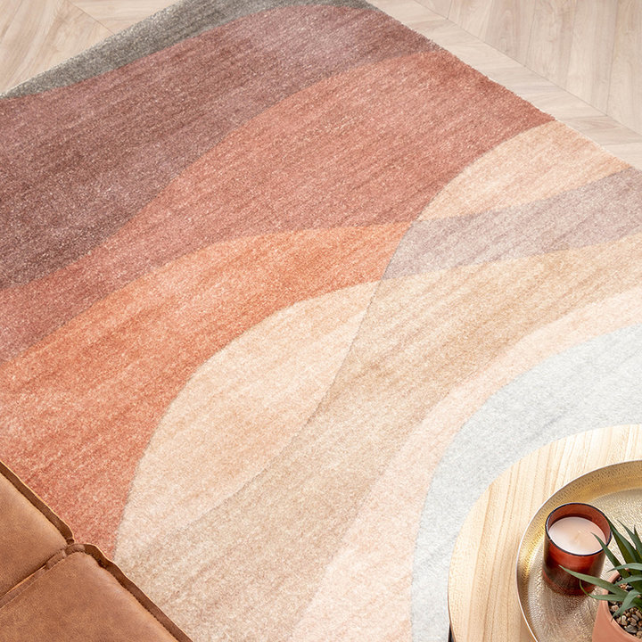 Dywan nowoczesny - Field Terakota/Czerwony