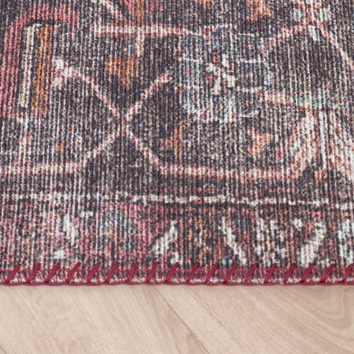 Dywan vintage - Lugan Bordowy