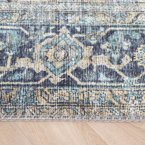 FRAAI Vintage vloerkleed - Lugan Lichtblauw