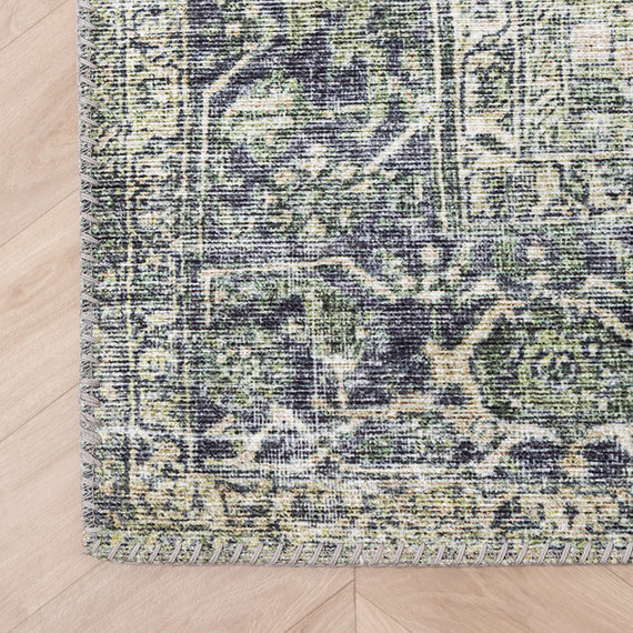 FRAAI Vintage vloerkleed - Lugan Groen