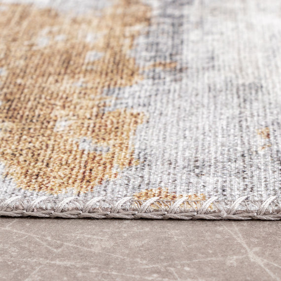 FRAAI Modern vloerkleed - Strong Grijs Geel