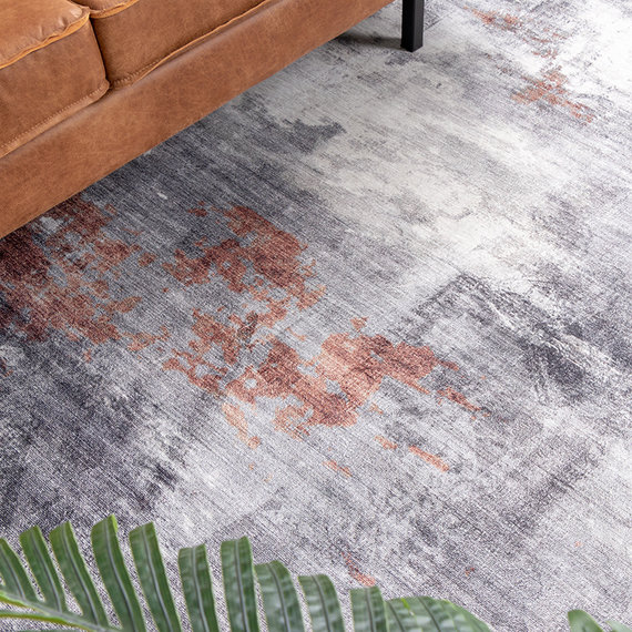 FRAAI Modern vloerkleed - Strong Grijs Terra