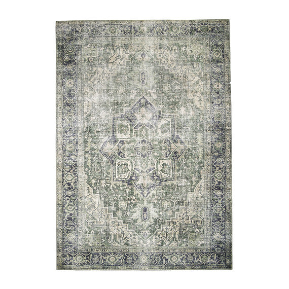 FRAAI Vintage vloerkleed - Lugan Groen