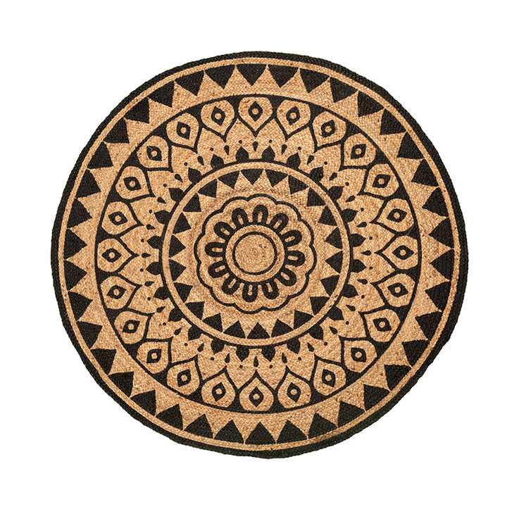 Rond jute vloerkleed - Henna Ayda Naturel