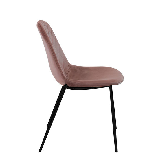 Kick Collection Velvet stoel - Tara Roze