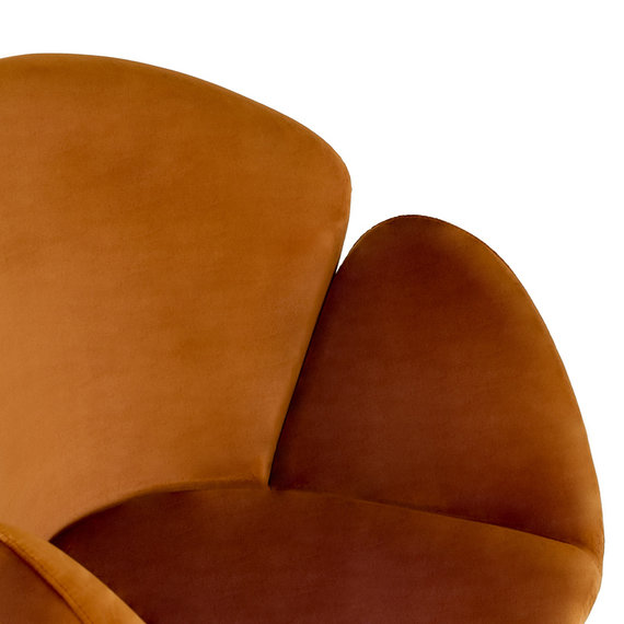 Kick Collection Velvet fauteuil - Tess Oranje