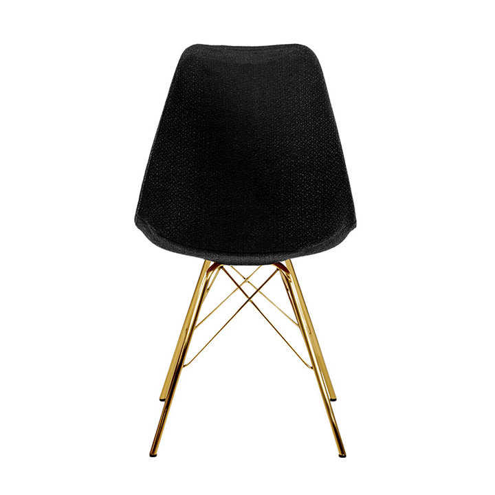 Kuipstoel - Jens Zwart - Goud frame