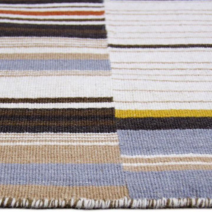 Wollen vloerkleed - Bon Multicolor/Bruin