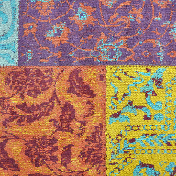 Patchwork vloerkleed - Delany Multicolor