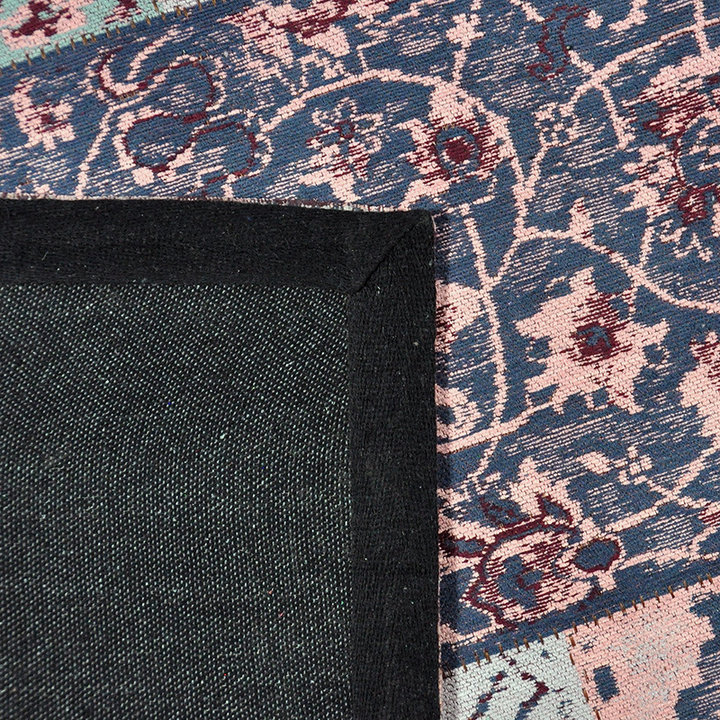 Patchwork vloerkleed - Delany Roze