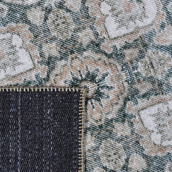 Rebelle Vintage vloerkleed - Fae Beige Blauw