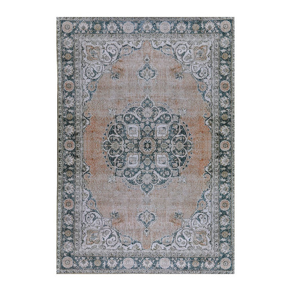 Rebelle Vintage vloerkleed - Fae Beige Blauw