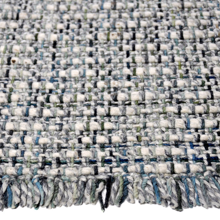 Wollen vloerkleed - Trinette Groen/Grijs