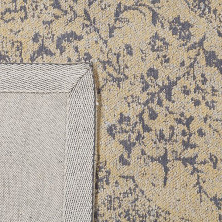 Vintage vloerkleed - Therese Geel/Grijs