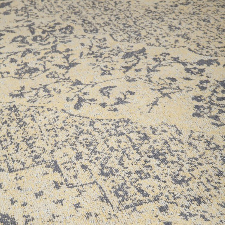 Vintage vloerkleed - Therese Geel/Grijs