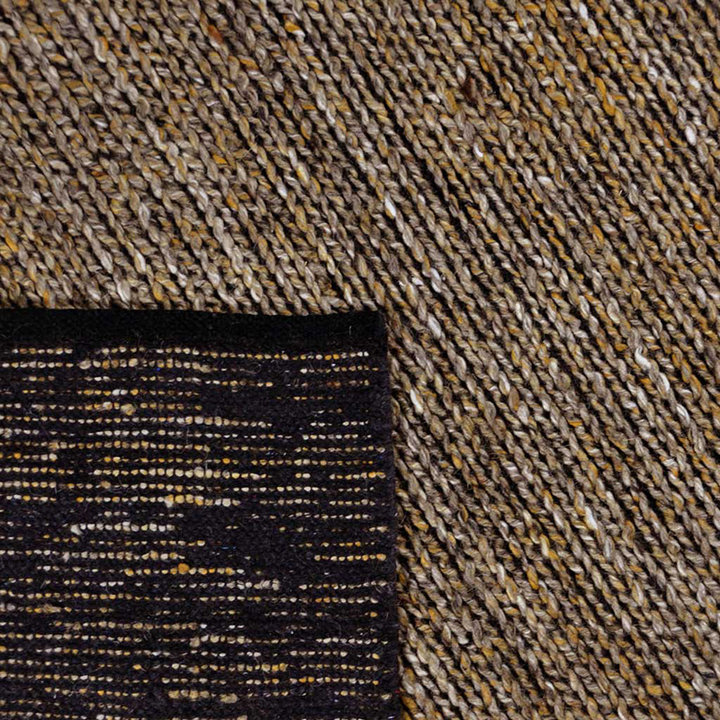 Wollen vloerkleed - Lianne Taupe/Okergeel