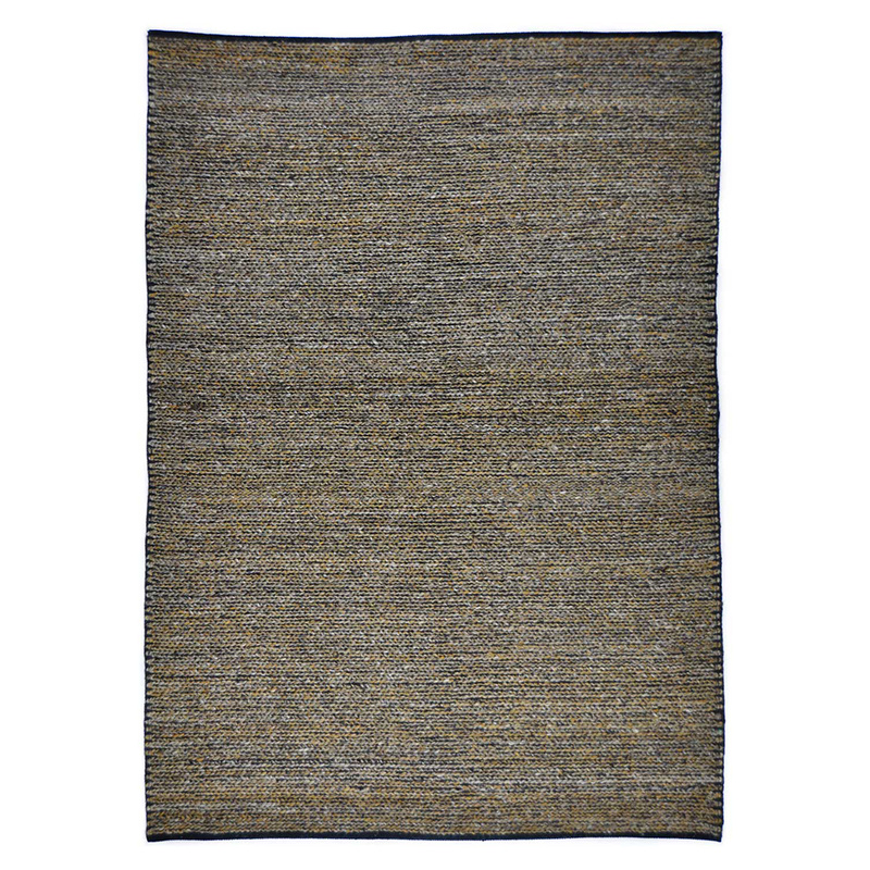 Wollen vloerkleed - Lianne Taupe/Okergeel