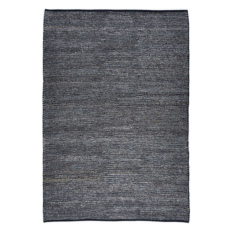 Wollen vloerkleed - Lianne Taupe/Blauw