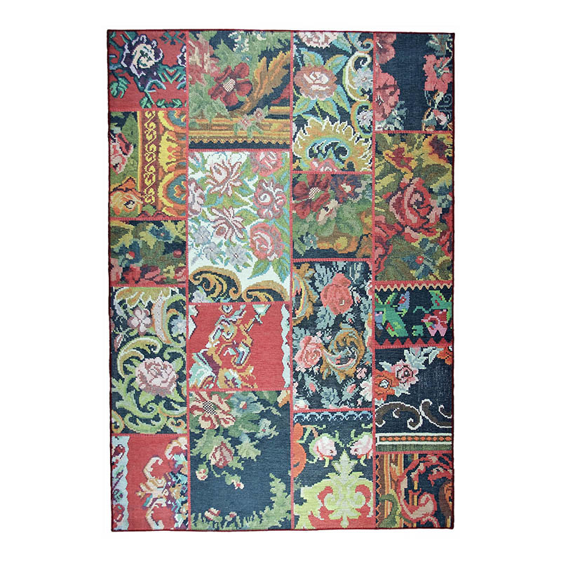 Patchwork vloerkleed - Nadine Rozenkelim Multicolor