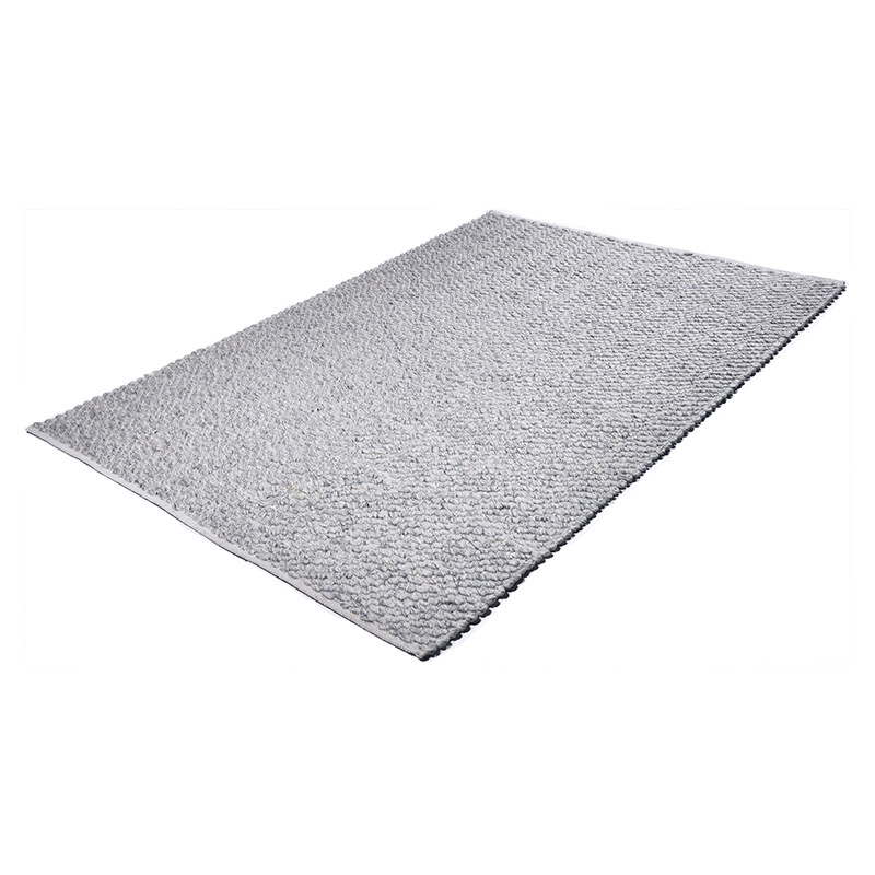 Wollen vloerkleed - Leona Creme/Grijs - sfeer