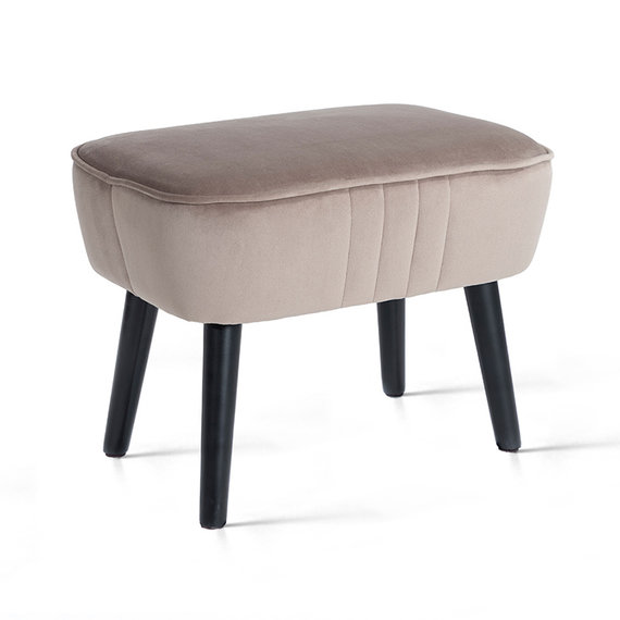 Lifa Living Velvet hocker - Sophie Creme