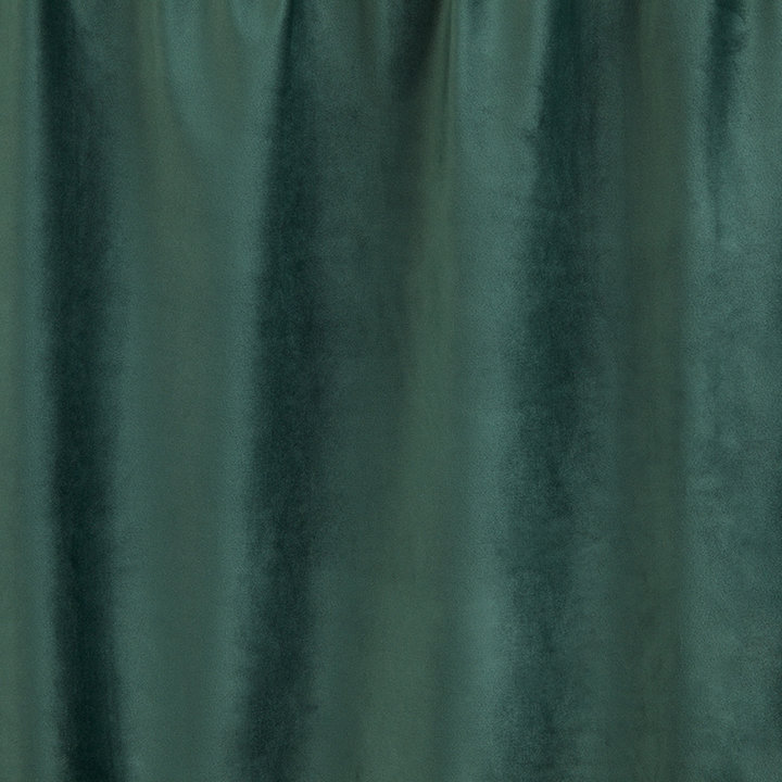 Velvet gordijn - Petrol - Ringen