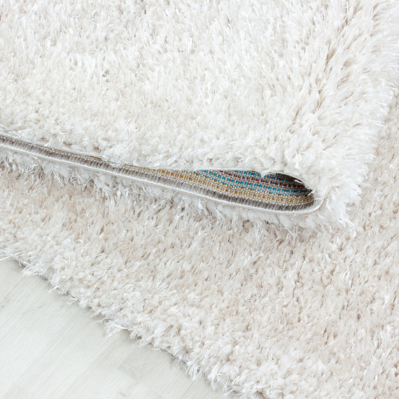 Adana Carpets Hoogpolig vloerkleed - Blushy Creme/Wit