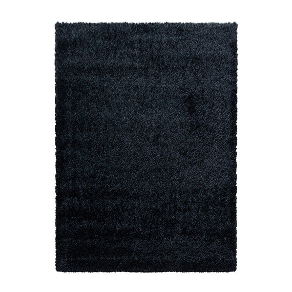 Adana Carpets Hoogpolig vloerkleed - Blushy Zwart/Gemêleerd