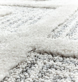 Adana Carpets Scandinavisch vloerkleed - Pitea Ethno Creme/Grijs