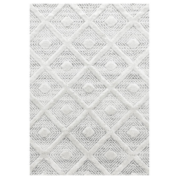 Adana Carpets Scandinavisch vloerkleed - Pitea Ethno Creme/Grijs