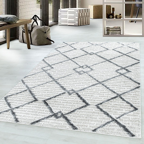 Adana Carpets Scandinavisch vloerkleed - Pitea Strangle Creme