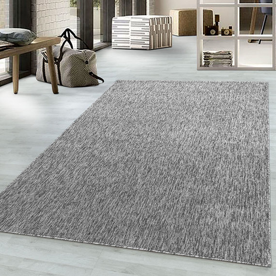 Adana Carpets Laagpolig vloerkleed - Nani Lichtgrijs