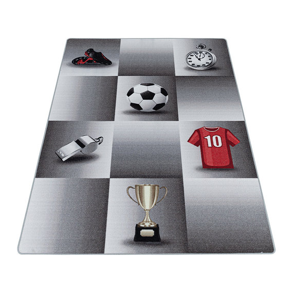 Adana Carpets Voetbalkleed - Pleun Kampioen Grijs
