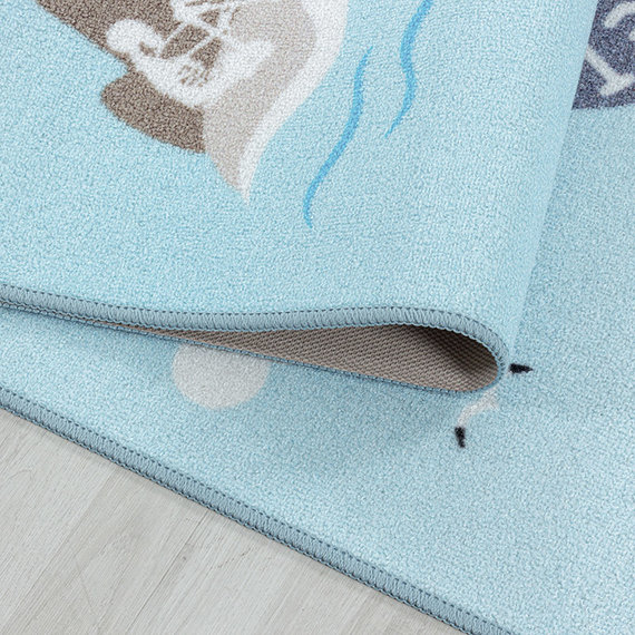 Adana Carpets Speelkleed - Pleun Piratentocht Blauw