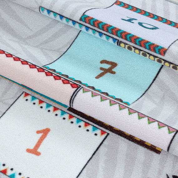 Adana Carpets Speelkleed - Pleun Dieren Hinkelbaan Grijs