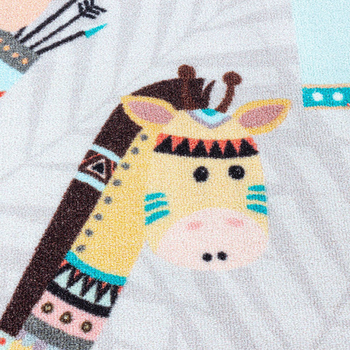 Speelkleed - Pleun Dieren Hinkelbaan Grijs