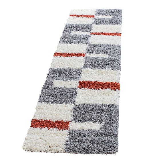 Adana Carpets Hoogpolige loper - Gala Terra
