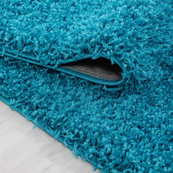 Adana Carpets Hoogpolige loper - Life Turquoise