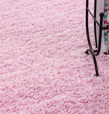 Adana Carpets Hoogpolige loper - Life Roze