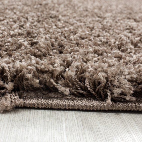 Adana Carpets Hoogpolige loper - Life Mokka