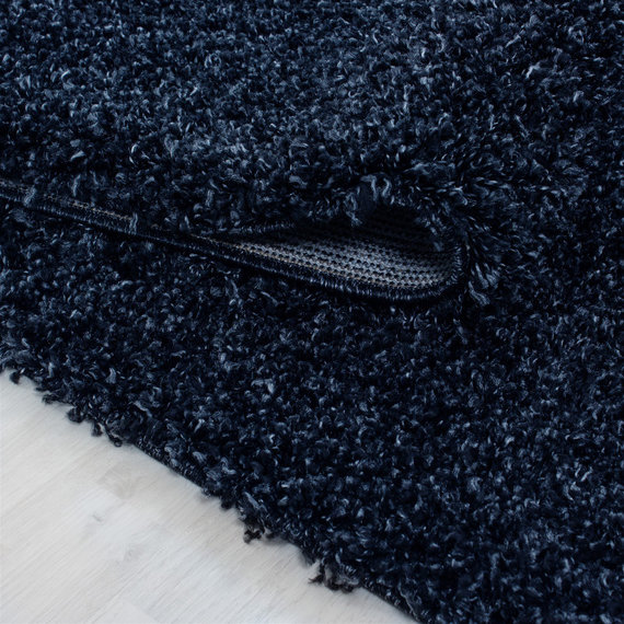 Adana Carpets Hoogpolige loper - Life Blauw