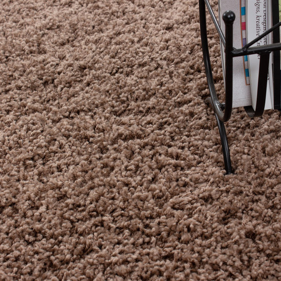 Adana Carpets Hoogpolige loper - Life Mokka