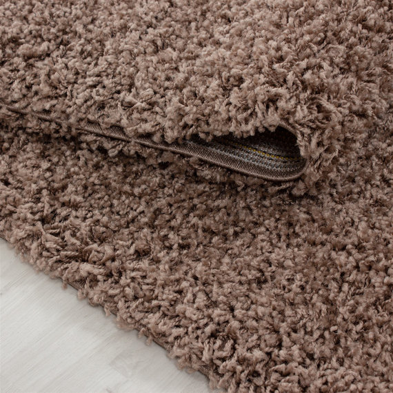 Adana Carpets Hoogpolige loper - Life Mokka