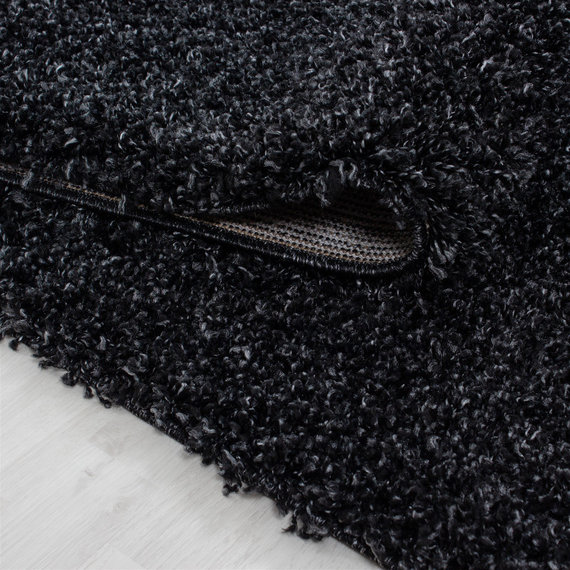 Adana Carpets Hoogpolige loper - Life Antraciet